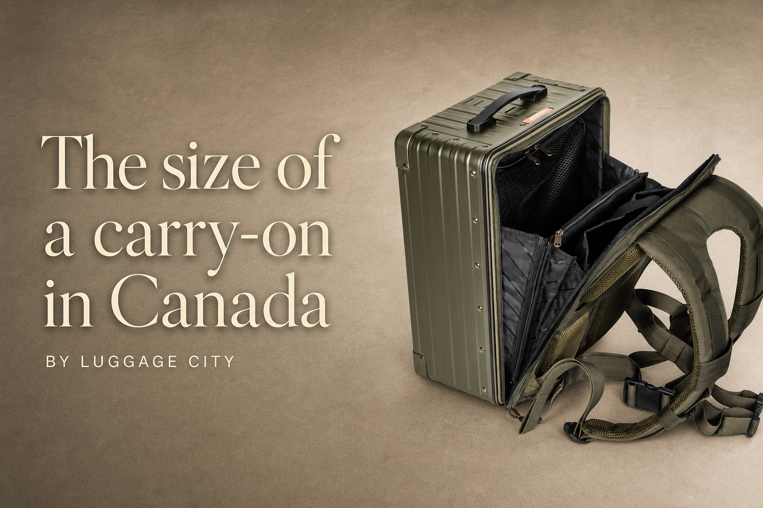 What is the size of a carry-on in Canada? | Luggage City