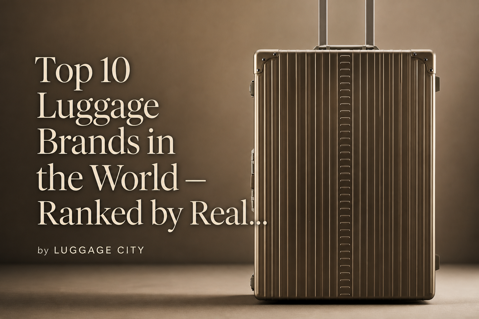 Top 10 Luggage Brands in the World — Ranked by Real Travel Performance