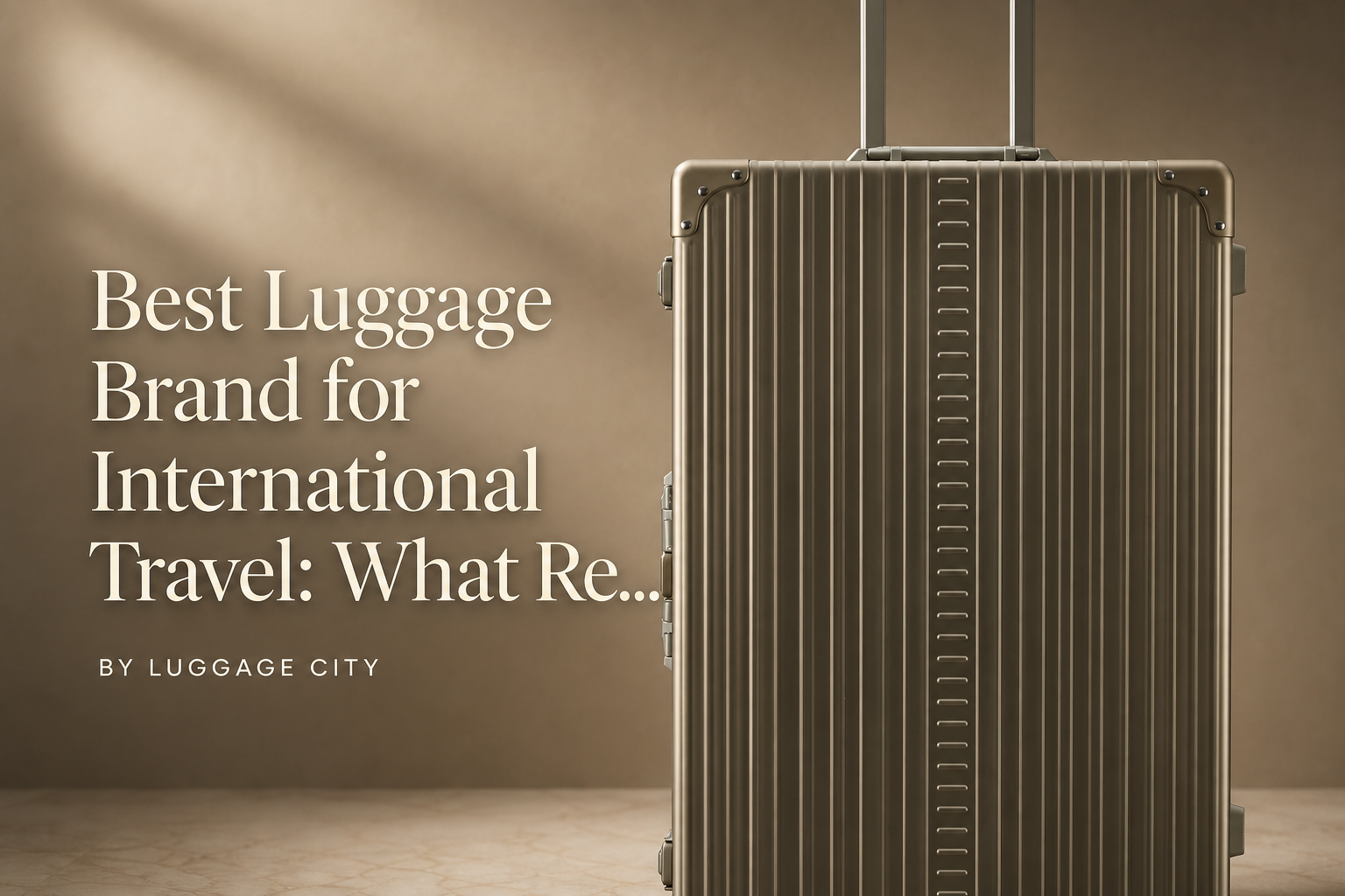 Best Luggage Brand for International Travel: What Reddit Gets Right (And What It Misses)