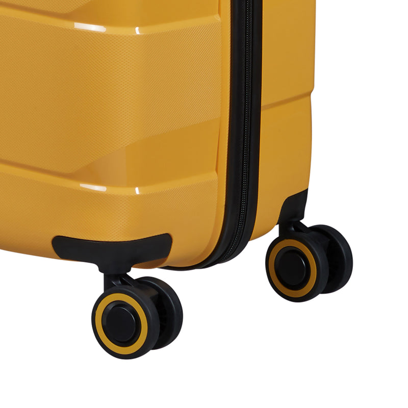 American Tourister Air Move Spinner M 66cm 61L - Valise Polypropylène Jaune Dynamique