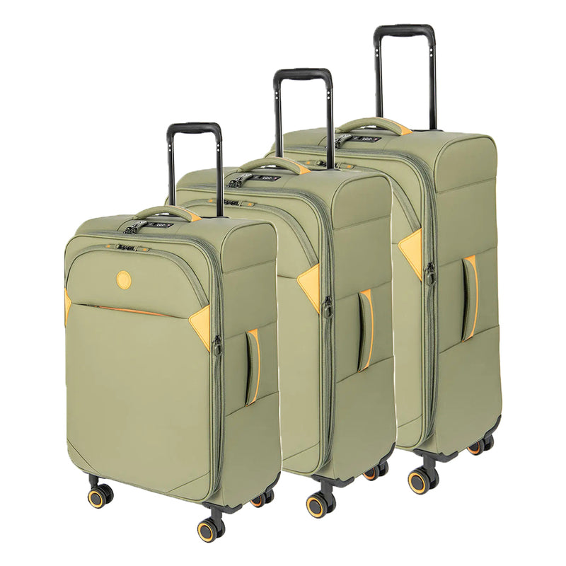 Verage Cambridge Softside Anti-Bacterial Luggage Set (18.5" + 24" + 29")