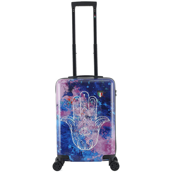 Tucci Exotic Hamsa 20" Carry-On Hardside Luggage
