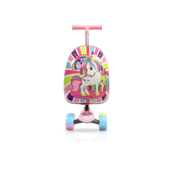 Tucci Light-Up Wheel Scooter Kids Luggage