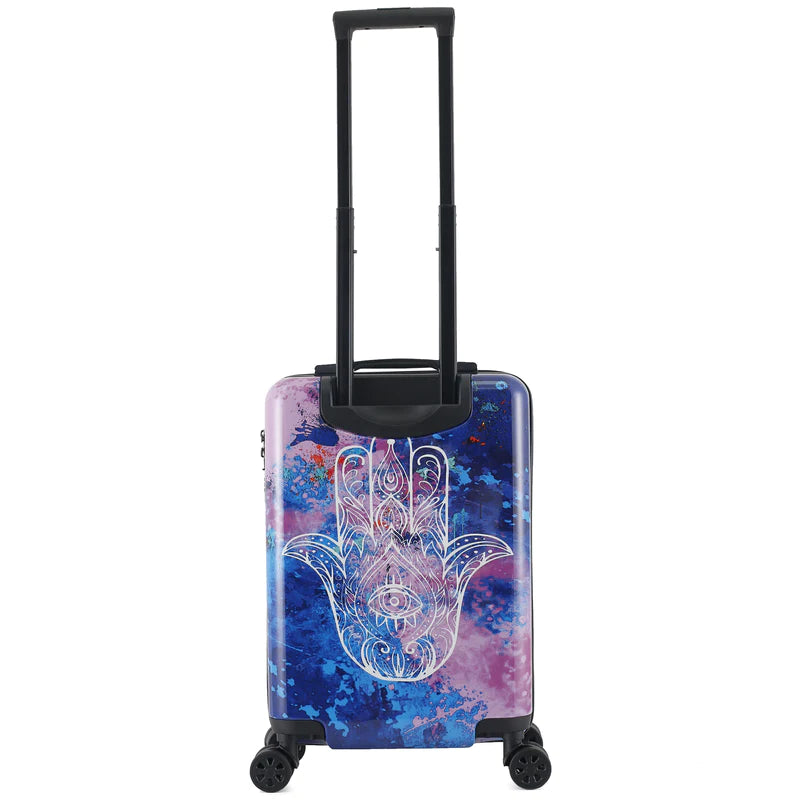 Tucci Exotic Hamsa 20" Carry-On Hardside Luggage