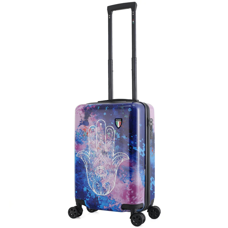 Tucci Exotic Hamsa PC Hardside Luggage SET (20", 24", 28")