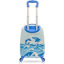 Kids Dolphin Hardside Wheeled Spinner Rolling Luggage