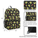 Bioworld Pokémon Pikachu All Over Pattern Kids 16" Backpack