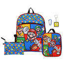 Bioworld Nintendo - Super Mario 5 Piece Backpack Set