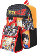 Bioworld Dragon Ball Z - Characters Youth 5 Piece Backpack Set