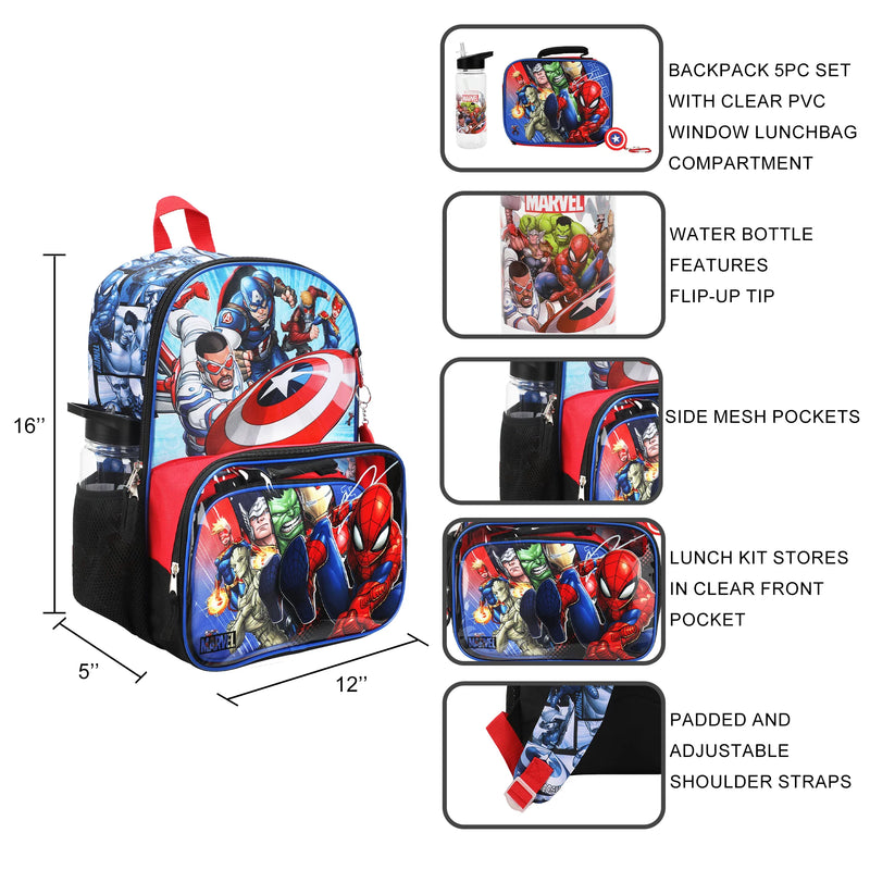 Kids avengers backpack sale