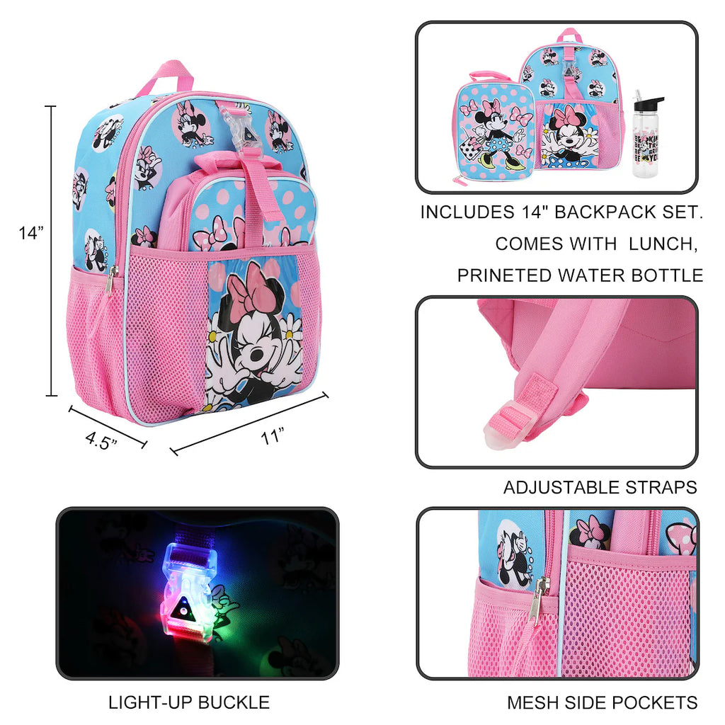 Minnie mouse mesh backpack hot sale