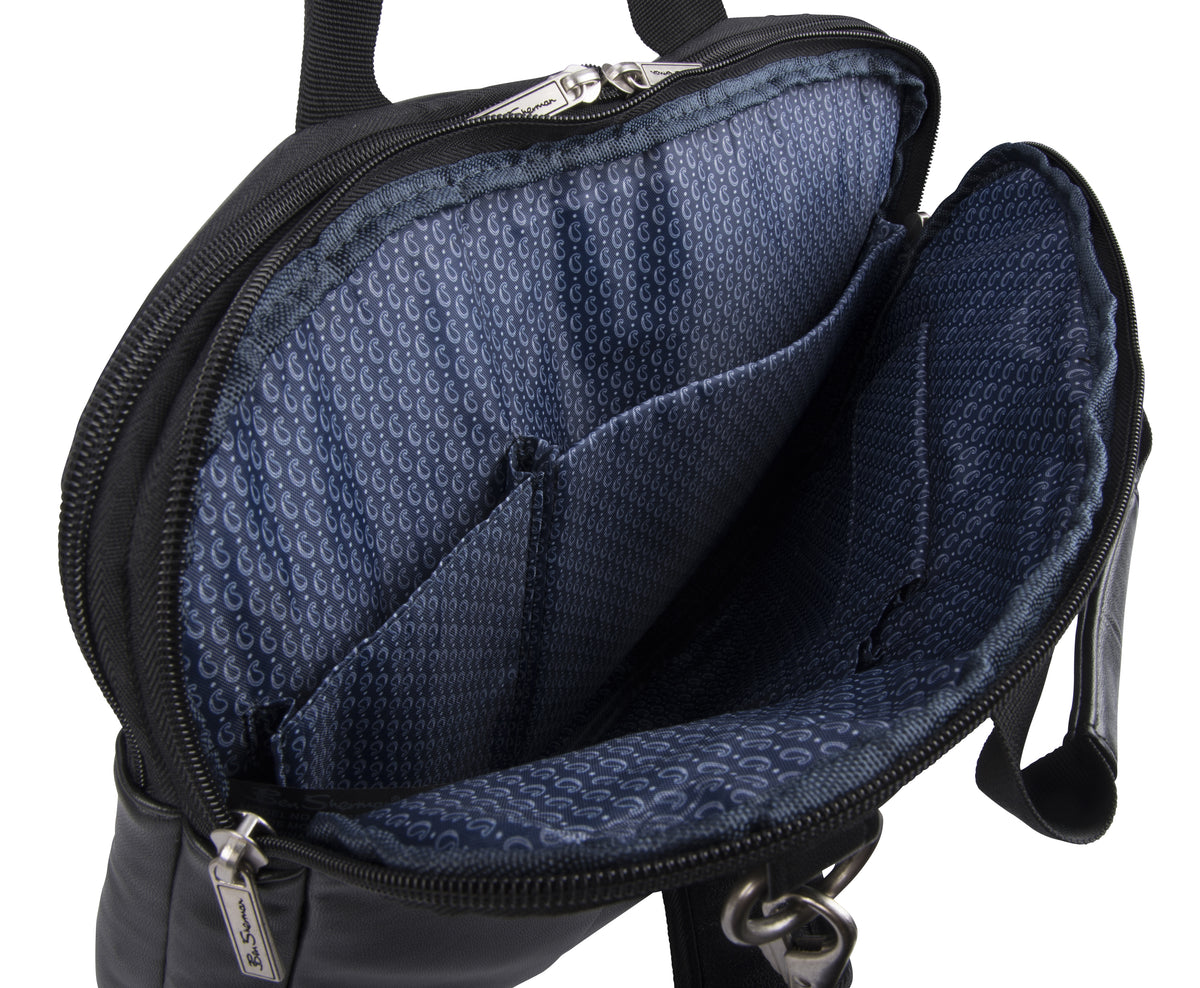 BEN SHERMAN Slim Double Compartment 15.6