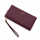 JCCS Women’s Genuine Leather Multi-Compartment Zip-Around Long Wallet