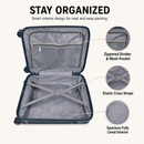 Description The Omaska JetVibe Pro Hardside Expandable Spinner 20" Carry-On