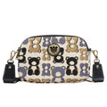 Sophia Leatherette Crossbody Bag - Luggage City
