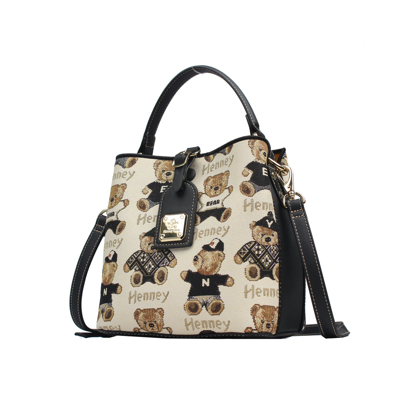 Henney Bear Leatherette Shoulder Bag