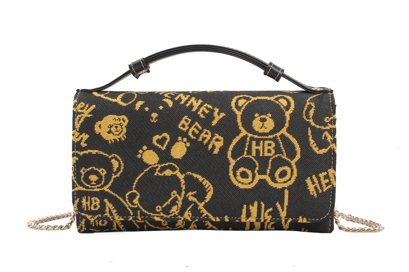 Henney Bear Clutch Bag
