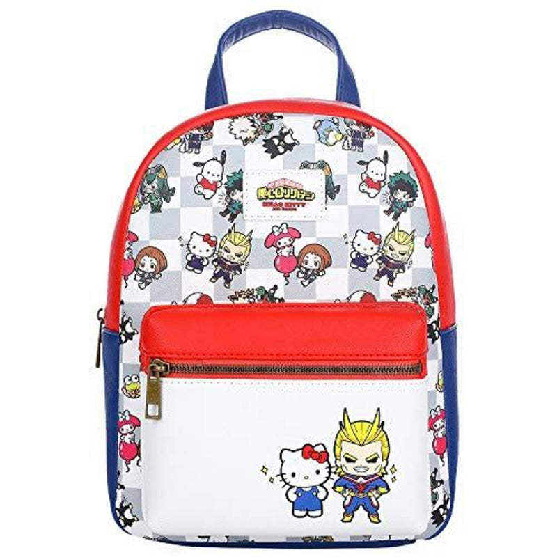Bioworld My Hero Academia X Sanrio Kitty Color Block Mini Backpack Bioworld My Hero Academia X Sanrio Kitty Color Block Mini Backpack