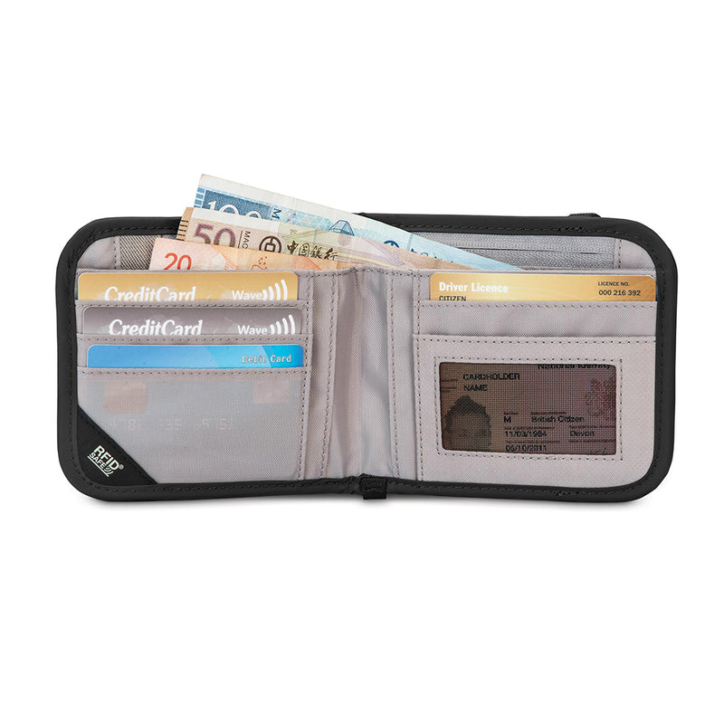 Pacsafe RFIDsafe™ V100 RFID Blocking Bifold Wallet - Luggage City