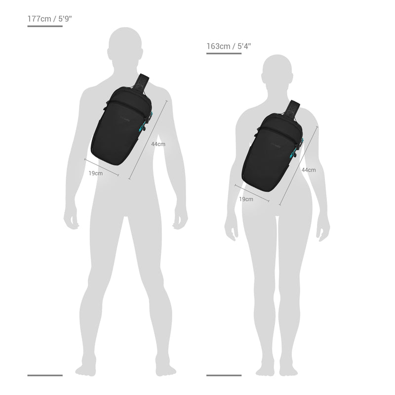 {{ backpack }} {{ anSport City View Remix (City Scout) Backpack SuccessActive }} - Luggage CityPacsafe {{ black }}