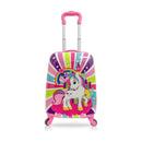 Tucci-Kids Unicorn Hardside Spinner Wheeled Rolling Luggage