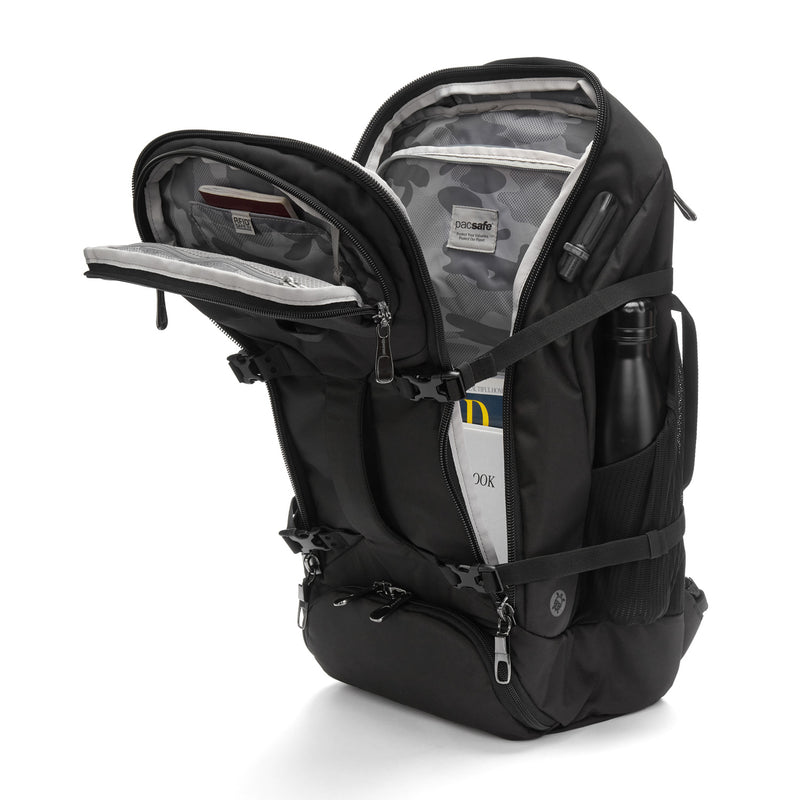 {{ backpack }} {{ anSport City View Remix (City Scout) Backpack SuccessActive }} - Luggage CityPacsafe {{ black }}