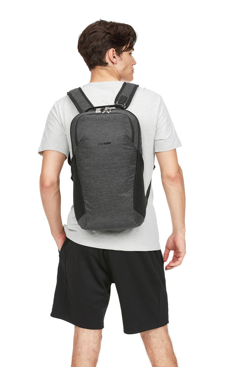 {{ backpack }} {{ anSport City View Remix (City Scout) Backpack SuccessActive }} - Luggage CityPacsafe {{ black }}