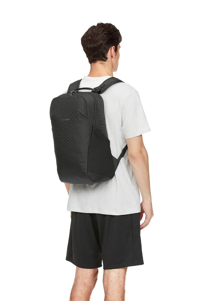 {{ backpack }} {{ anSport City View Remix (City Scout) Backpack SuccessActive }} - Luggage CityPacsafe {{ black }}