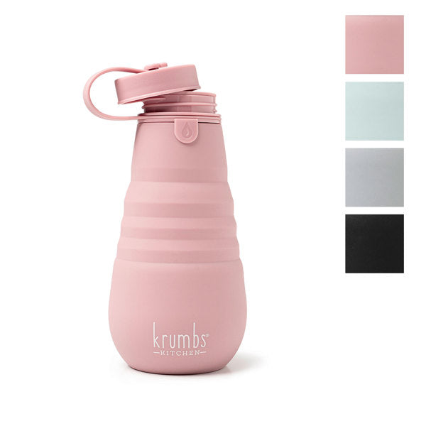 Krumbs Kitchen Essentials Collapsible Silicone Water Bottle (Assorted)