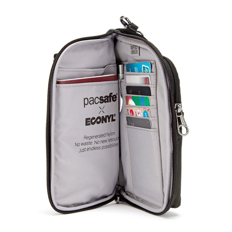 {{ backpack }} {{ anSport City View Remix (City Scout) Backpack SuccessActive }} - Luggage CityPacsafe {{ black }}