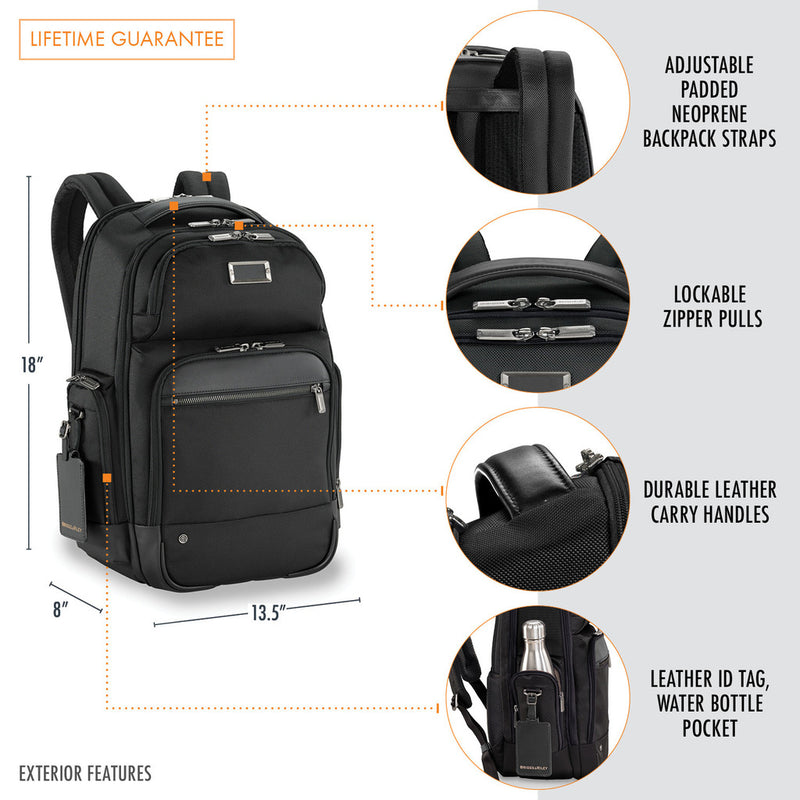 {{ backpack }} {{ anSport City View Remix (City Scout) Backpack SuccessActive }} - Luggage CityBriggs & Riley {{ black }}