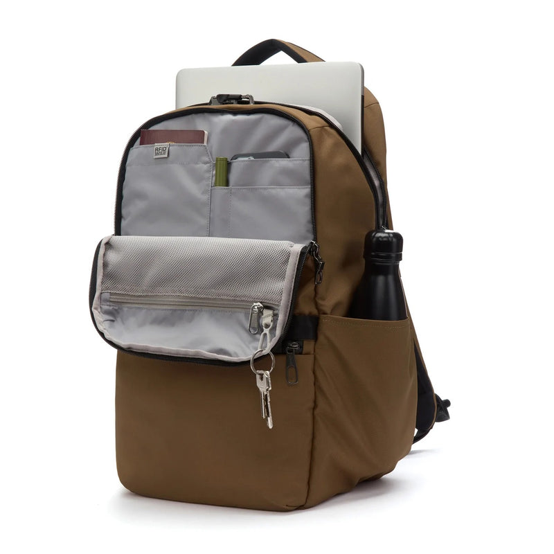 {{ backpack }} {{ anSport City View Remix (City Scout) Backpack SuccessActive }} - Luggage CityPacsafe {{ black }}